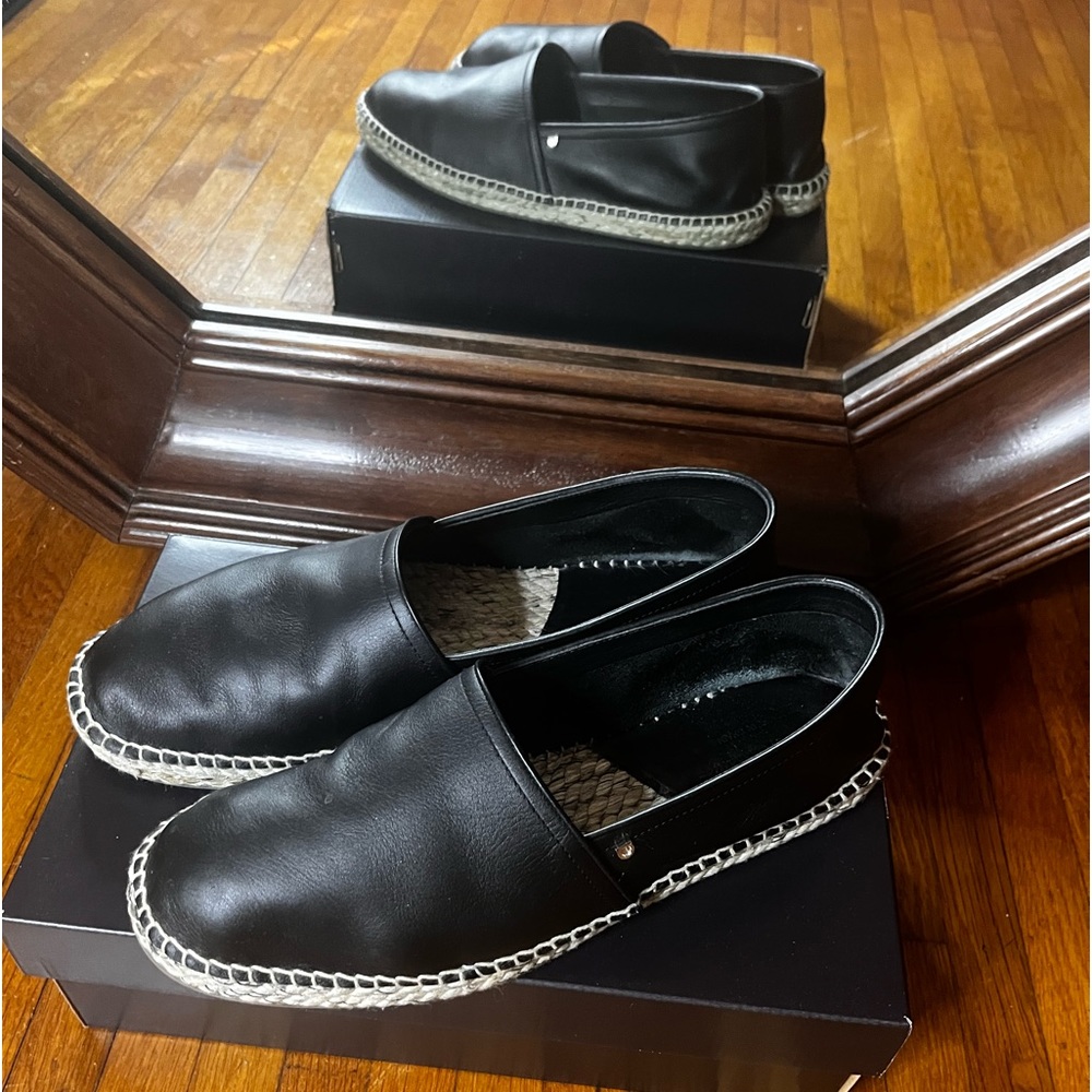 Salvatore Ferragamo Lamar Leather Espadrilles